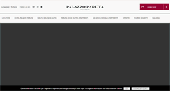 Desktop Screenshot of palazzoparuta.com